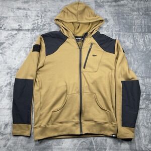 Goruck Jacket Men's L Jacket Grid Fleece Full Zip USA Polartec Vintage Green